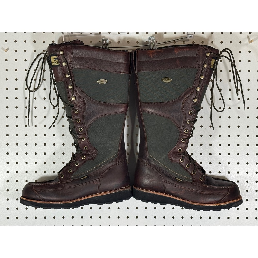 Irish Setter Red Wing 832 Gore-Tex Hunting Boots Mens 8.5 Brown Leather Tall